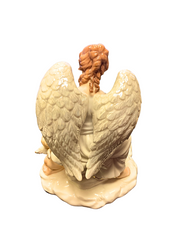 Porcelain Angel and Cherub Set