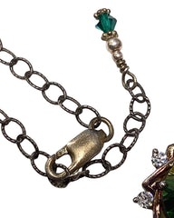 925 Silver Green Necklace