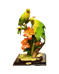 De Capoli Parrots & Angel Figurine Set