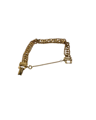 Gold-Toned Flat Bracelet