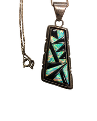 Geometric Inlay Pendant
