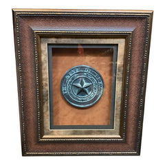 Texas State Seal Framed Decor