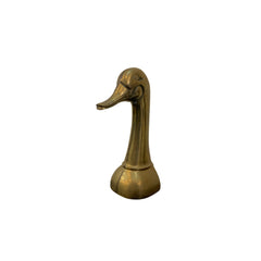 Brass Duck Bookend