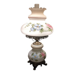 Hurricane Floral Lamp