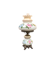 Hurricane Floral Lamp