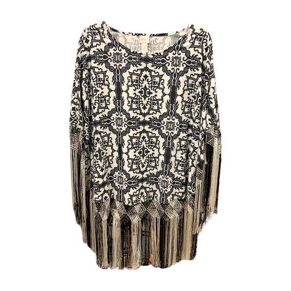 Chico's Fringe Poncho