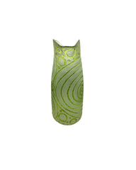 Green Swirl Vase