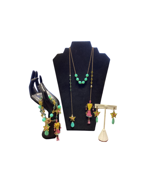 Whimsical Beaded Jewelry Set