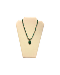 Malachite Pendant Necklace