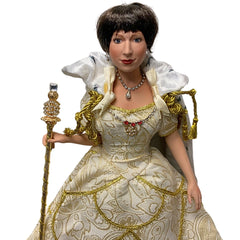 Queen Elizabeth Porcelain Doll