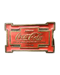 Two Vintage Coca-Cola Belt Buckles