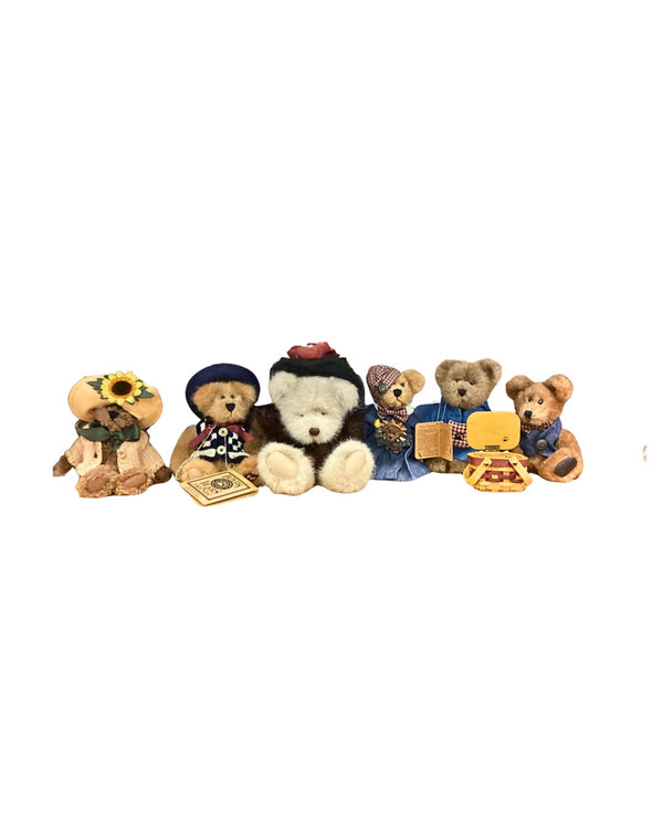 6pc Vintage Boyds Bears Collection