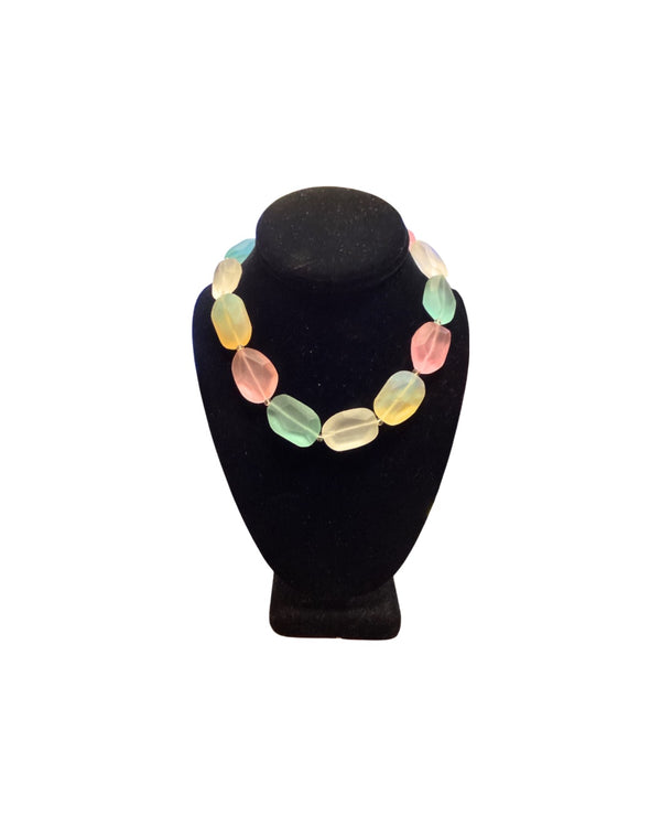 Kenneth Lane Frosted Choker