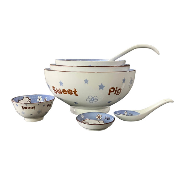 Sweet Pig Bowl Set
