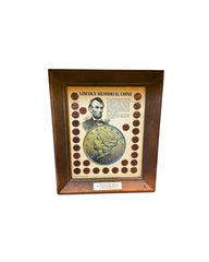 Framed Lincoln Memorial Coin Set