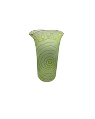 Green Swirl Vase