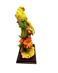 De Capoli Parrots & Angel Figurine Set