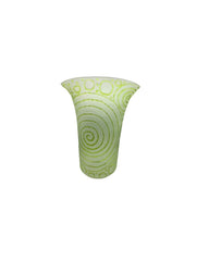 Green Swirl Vase