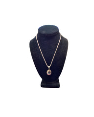 Teardrop Gemstone Necklace