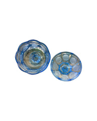 Ice Blue Fostoria Coin Glass Compote