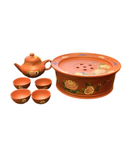 Yixing-Style Red Clay Tea Set