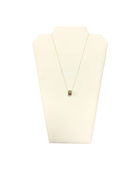 Gold Barrel Necklace