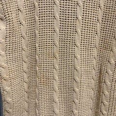 Dior Cardigan – Cream Knit, Size S/M