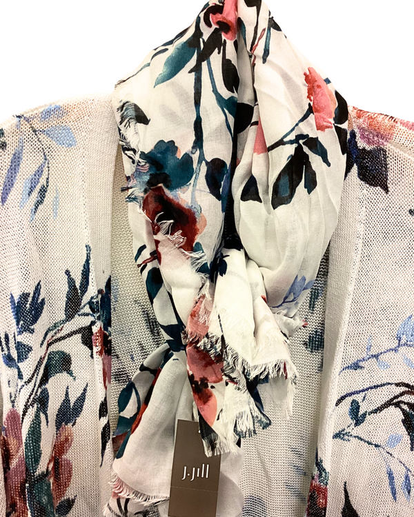 Floral Cardigan Set