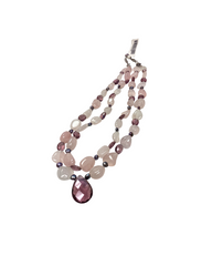 Pink Quartz Necklace