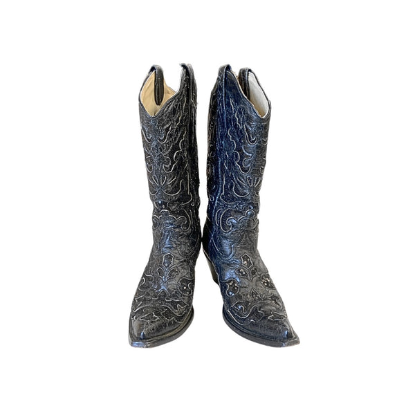Sequined Corral Boots