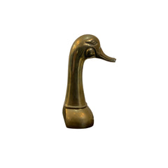 Brass Duck Bookend