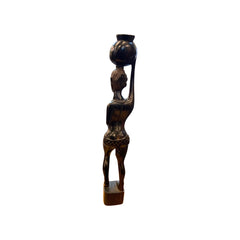 Dark Wood African Sculpture