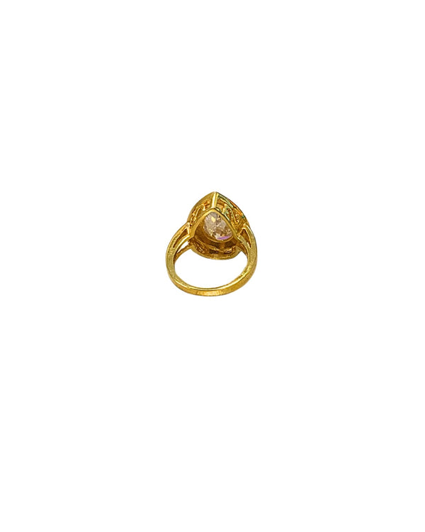 Pear Cut Costume Ring(8)