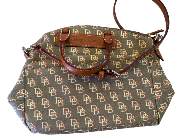 Dooney and Bourke logo pattern bag