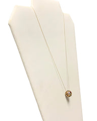 Gold Barrel Necklace