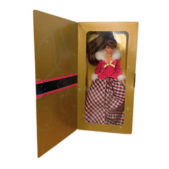 1996 Avon Exclusive Winter Rhapsody Barbie Doll Brunette Mattel
