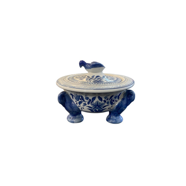 Chinoiserie Lidded Bowl