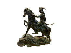 Horse Rider Bronze sculpture