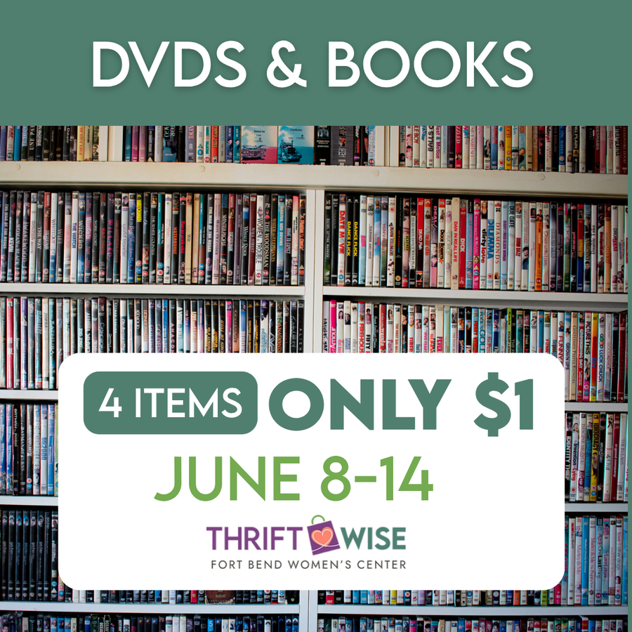 DVDs & Books 4 for $1