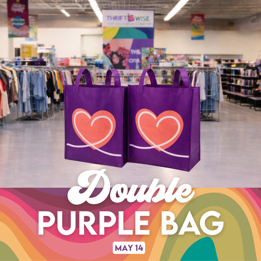 Double Purple Bag