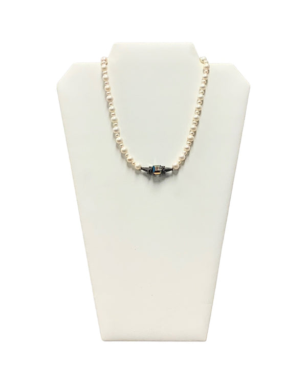 Simulated Pearl Necklace