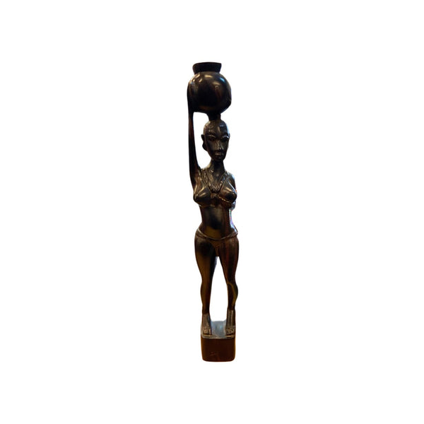 Dark Wood African Sculpture